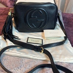 Soho Small Leather Disco Bag